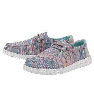 HEY DUDE Wendy Sox Sunset Pink Slip-Ons Size 9